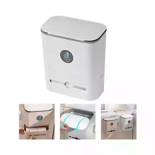 سطل زباله کابینتی کاجین مدل چند کاره