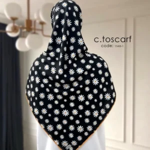 روسری طرح بابونه طوسی نخ کاستوم قواره بزرگ 140 سانتیمتر روسری طرح بابونه طوسی نخ کاستوم قواره بزرگ 140 سانتیمتر
