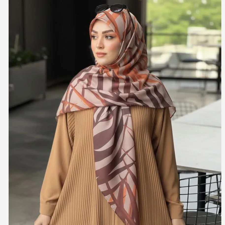 روسری نخی کاستوم طرح روناک مجلسی روسری نخی کاستوم طرح روناک مجلسی