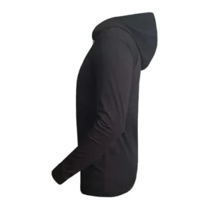 تیشرت آستین بلند مردانه طرح Y3 مدل U4789 کلاه دار نخی اعلا در دو رنگ مشکی و سفید سایز L XL 2XL