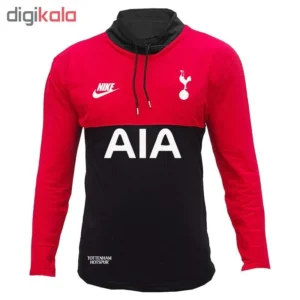 تیشرت آستین بلند مردانه طرح تاتنهام جودون یقه ایستاده L XL 2XL