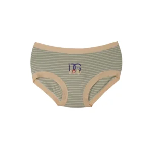 شورت زنانه نخی اسلیپ راه راه طرح عروسکی free size