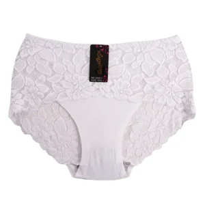 شورت اسلیپ زنانه دانتل و لیزری بغل پهن سایز 2XL 3XL 4XL
