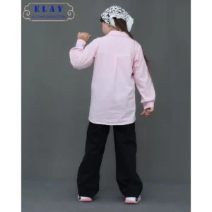 شومیز لینن دخترانه مدل دریا مانتو تابستانی خنک سایز 1