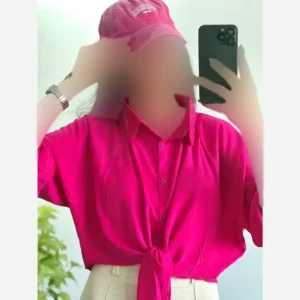 شومیز نخی گره ای خنک و تابستانه