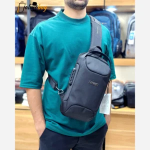 بادی بگ دستهدار رمزدار بنج BANGE ضد آب مشکی بادی بگ دستهدار رمزدار بنج BANGE ضد آب مشکی