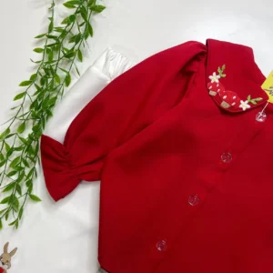 شومیز شلوار دخترانه طرح خرگوش جنس مازراتی 2 تا 10 سال
