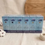 جوراب پارازین مشکی طرح ستاره بسته 6 عددی سایز 36 تا 40