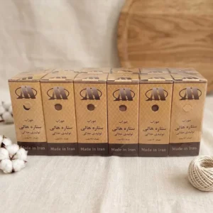 جوراب شیشه ای ستاره هالی مشکی بسته 6 عددی