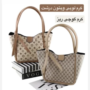 کیف زنانه چرم مصنوعی رسمی و روزمره دو بند