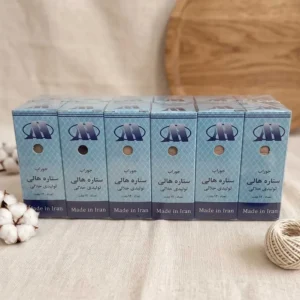 جوراب پارازین ستاره هالی سرمه ای بسته 6 عددی